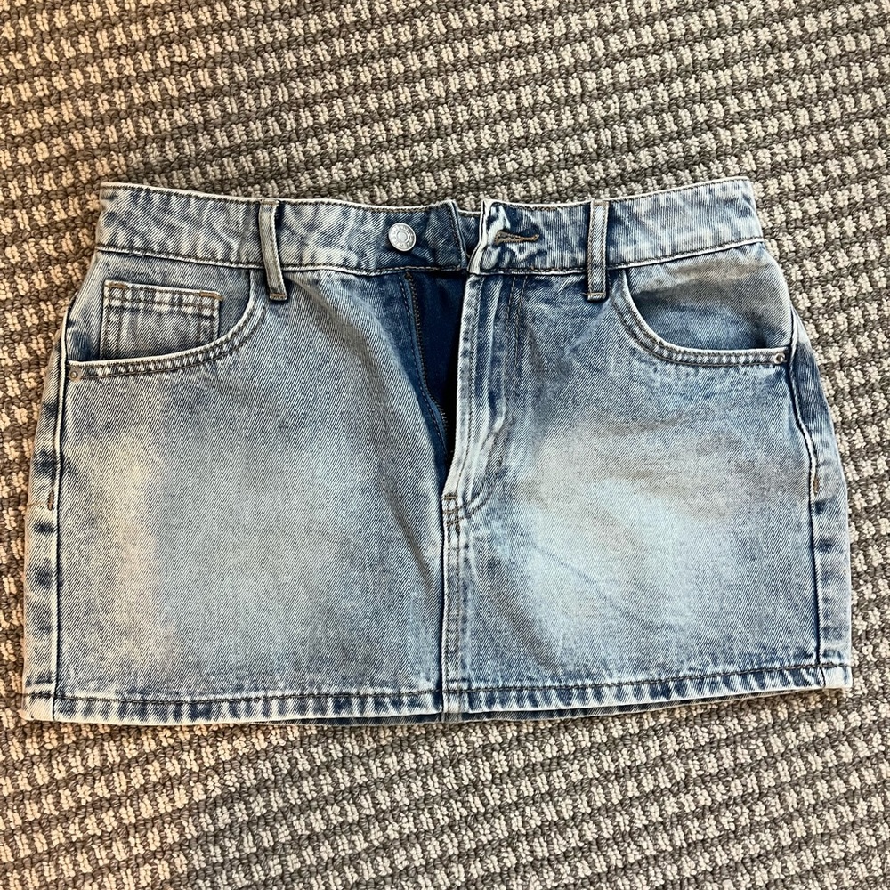 Denim Mini Skirt